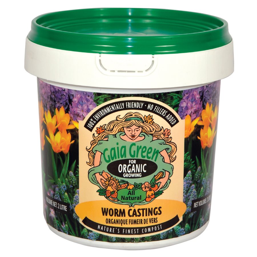 Gaia Green WORM CASTINGS 2 LITRE