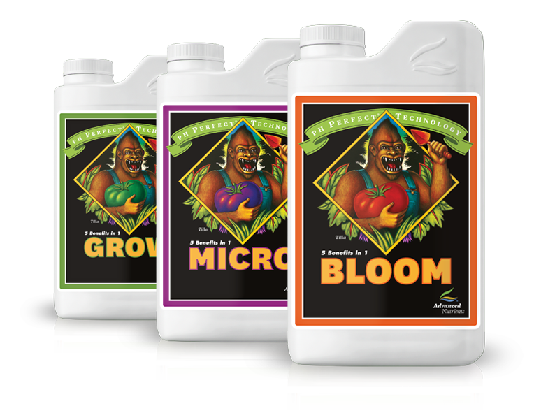 Advanced Nutrients pH Perfect Grow, Micro, Bloom. 1L KIT