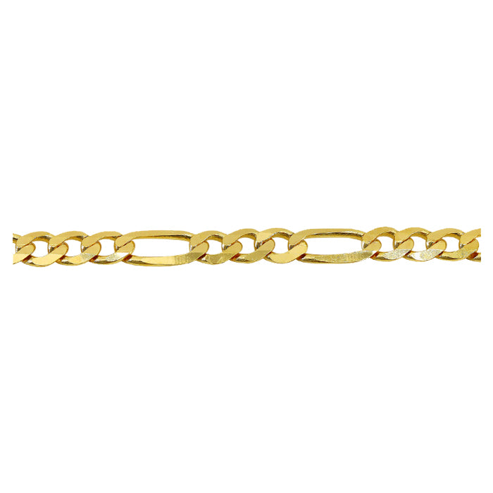 14KT Gold, 1.99mm figaro chain, 18”