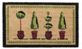 Vinyl Bk Coir Mat Topiary 18"x30"