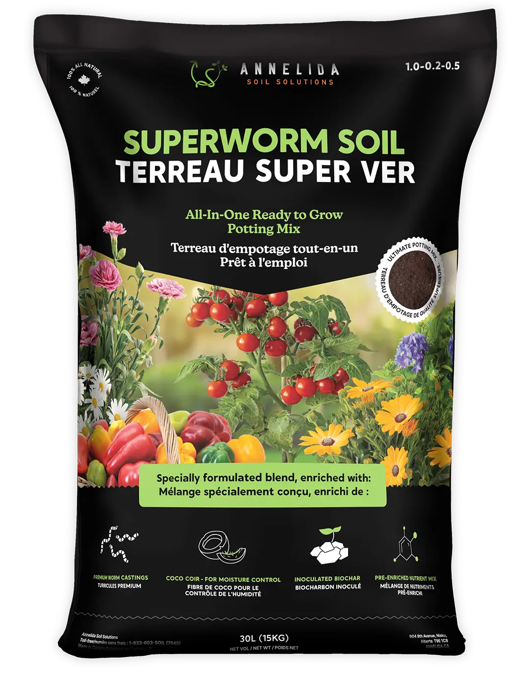 Superworm Living Soil Blend - 30L