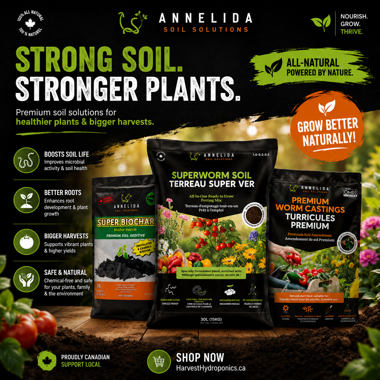 20L worm casting - Annelida
