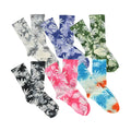 Tye dye cannabis leaf socks
