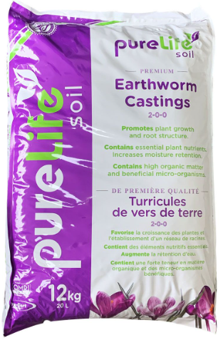 Pure Life Soil Worm Casting 20L