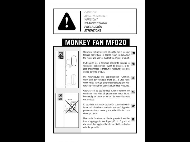 Secret Jardin Monkey Fan 20W
