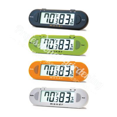 MONDI MINI GREENHOUSE THERMO HYGROMETER ORANGE E100VO  Thermometer